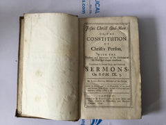 Jesus Christ God and Man: or The Constitution of Christ’s Person (The John Gowan Collection)