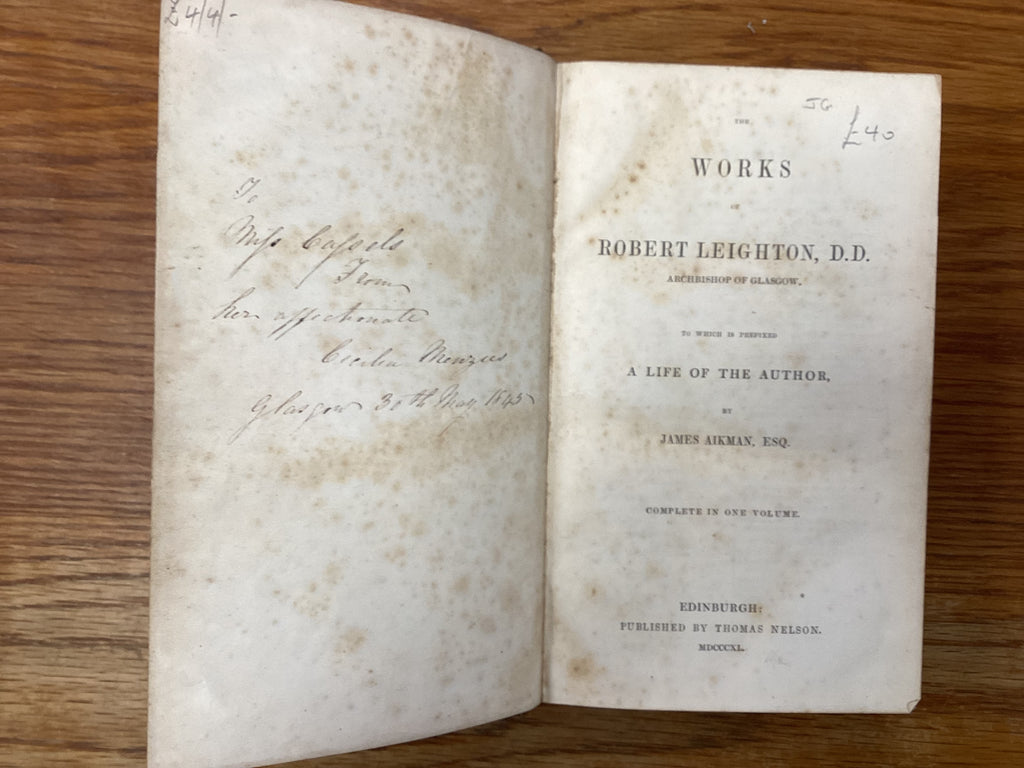 The Works of Robert Leighton (The John Gowan Collection)