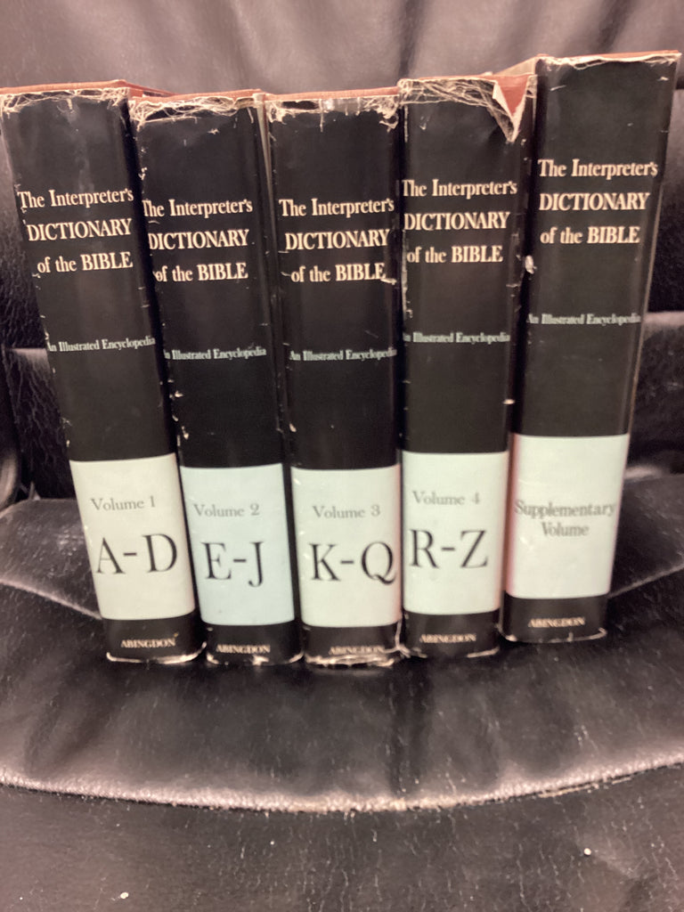 The Interpreter's Dictionary of the Bible; 5 Volumes (Used Copies)