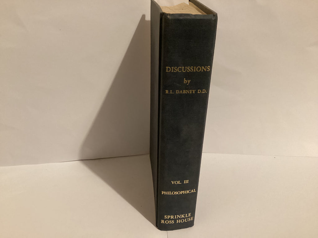 Discussion (Volume 3) Philosophical (John Gowan Collection)
