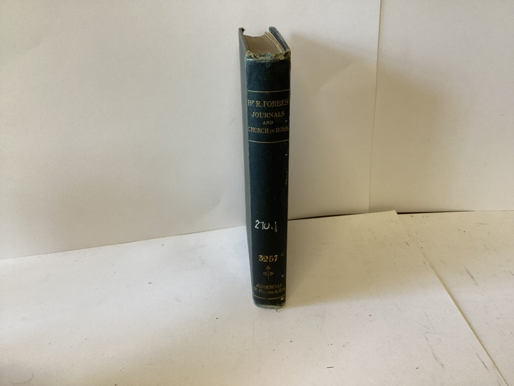 R. Forbes Journals and Church in Ross (John Gowan Collection)