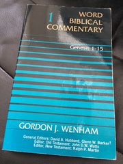 Word Biblical Commentary Genesis 1-15 (Used Copy)