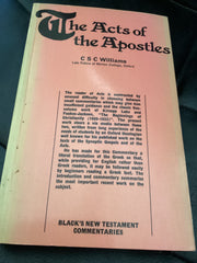 The Acts of the Apostles - Black's New Testament Commentary (Used Copy)