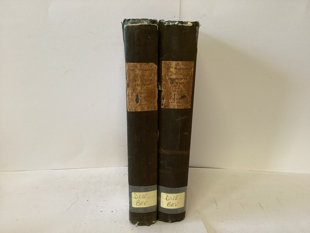 The Thirty Nine Articles 2 Volumes (The John Gowan Collection)