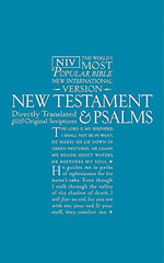 NIV New Testament & Psalms; Blue