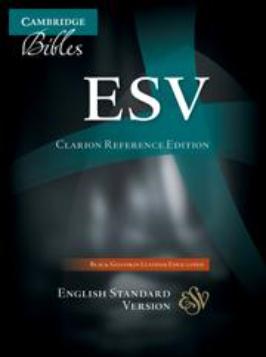 ESV Clarion Reference Bible, Black Edge-lined Goatskin Leather