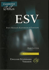 ESV Pitt Minion Reference Bible,  Tan/Burgundy