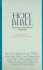 ESV Bible: With British Text and Words of Christ in Red (English Standard Version)