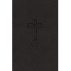 NKJV, Value Thinline Bible, Leathersoft, Black, Red Letter, Comfort Print: Holy Bible, New King James Version
