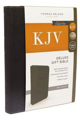 KJV Holy Bible: Deluxe Gift, Black Leathersoft, Red Letter