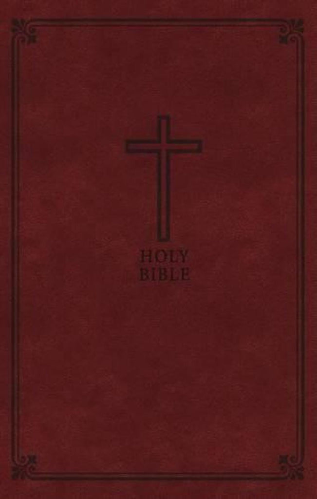 KJV Holy Bible: Deluxe Gift, Brown Leathersoft, Red Letter