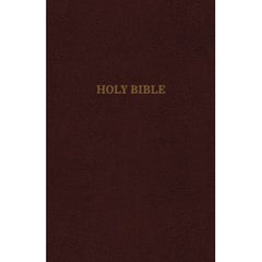 KJV, Reference Bible, Center-Column Giant Print, Leather-Look, Burgundy, Red Letter, Comfort Print: Holy Bible, King James Version
