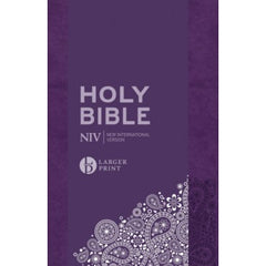 NIV LARGER PRINT PERSONAL PURPLE SOFT-TONE BIBLE