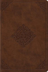 ESV Study Bible Personal Size TruTone, Saddle, Ornament