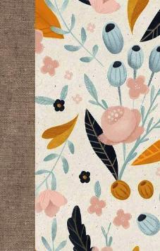 ESV Large Print Compact Bible  Hardcover, Spring Bloom