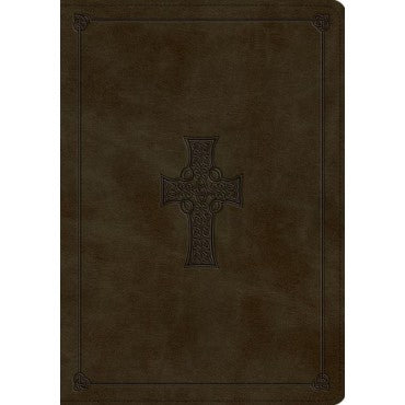 ESV Study Bible (TruTone, Olive, Celtic Cross Design)