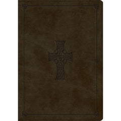 ESV Study Bible (TruTone, Olive, Celtic Cross Design)