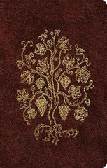 ESV Single Column Journaling Bible®, Large Print  TruTone®, Burgundy, Grapevine Design