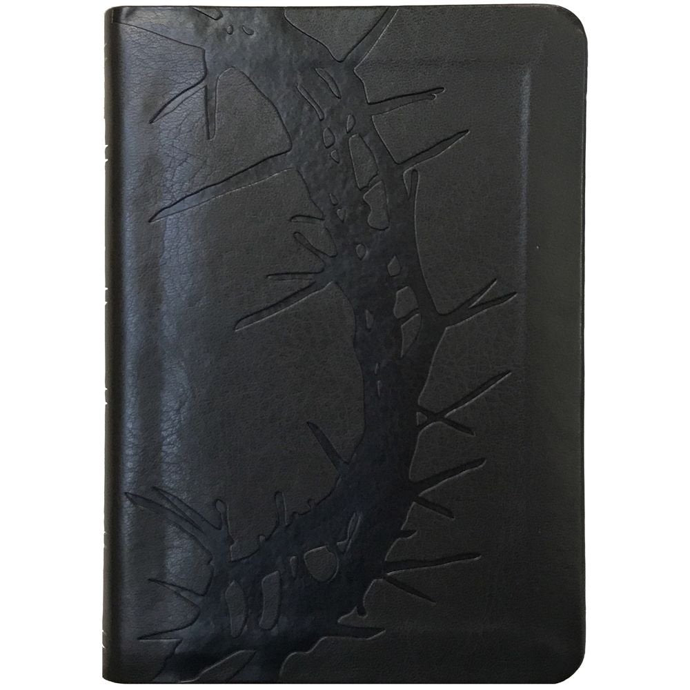 Nkjv Large Print Compact Reference Bible Charcoal Leathertouch