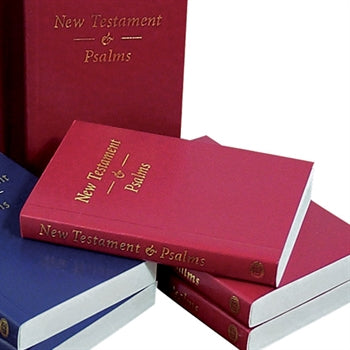 KJV New Testament and Psalms Burgundy
