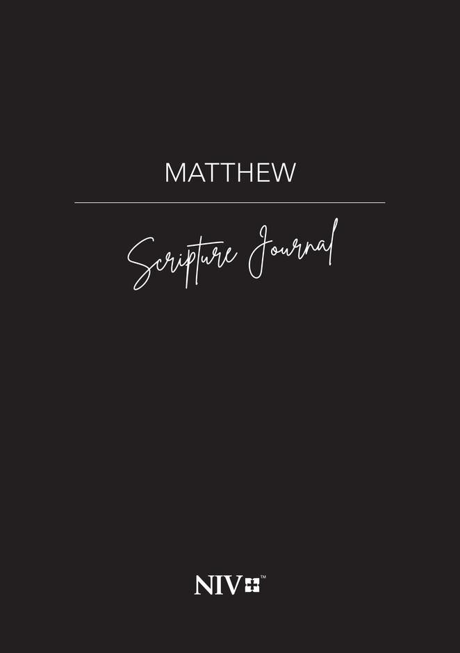 NIV Scripture Journal - Matthew