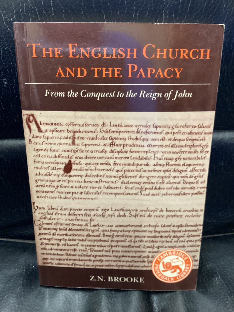 The English Church and the Papacy: From the Conquest to the Reign of John (Used Copy)