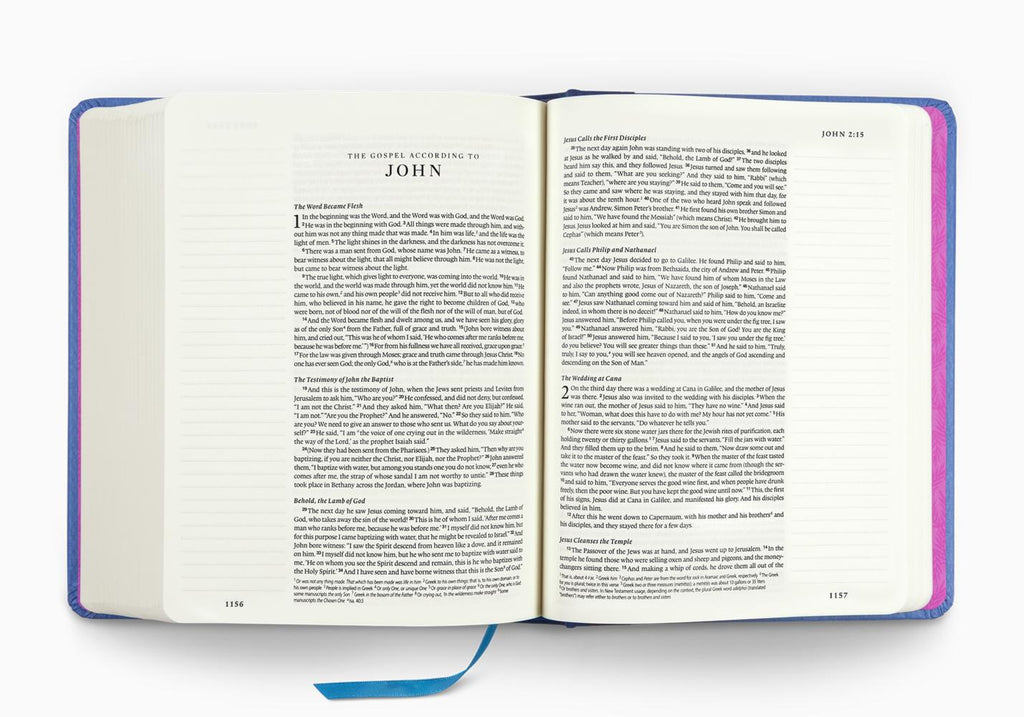 ESV Single Column Journaling Bible®, Artist Series
Hardcover, Jess Phoenix, Garden