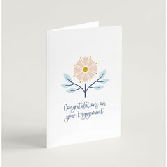Engagement (Blooms) Greeting Card
