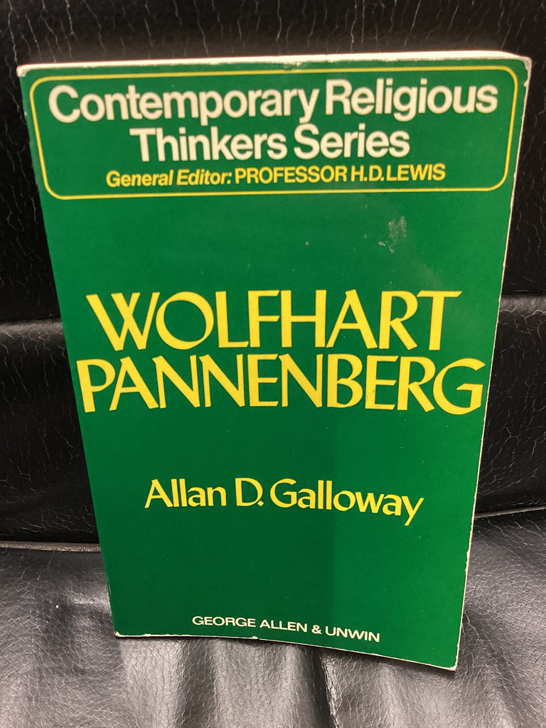 Wolfhart Pannenberg - Contemporary Religious Thinkers Series (Used Copy)
