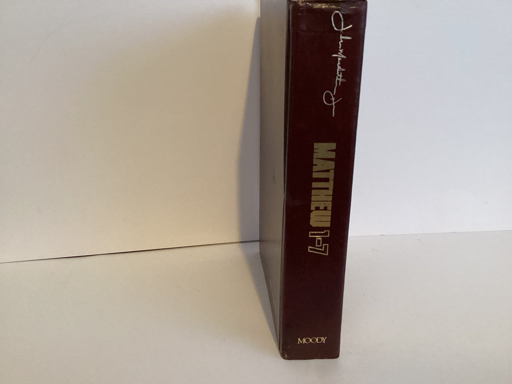 Matthew Chapters 1-7 (The MacArthur New Testament Commentary)(John Gowan Collection)