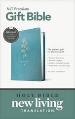 NLT Premium Gift Bible, Filament Enabled, Teal Cross