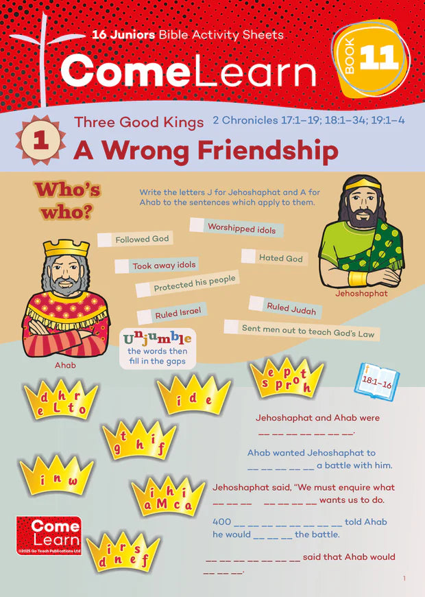 Come Learn - Juniors 11