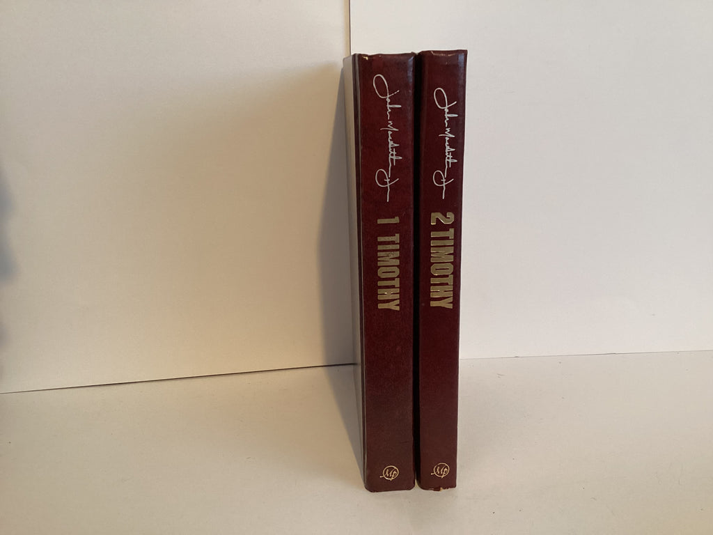 First and Second Timothy: Two Volume Set(The MacArthur New Testament Commentary)(John Gowan Collection)