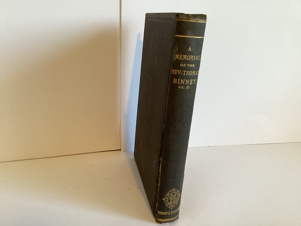 A Memorial of Rev. Thomas Binney (John Gowan Collection)