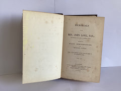 Memorials of Rev. John Love (John Gowan Collection)