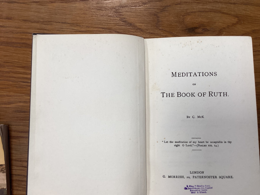 Meditations on the Book of Ruth (The John Gowan Collection)