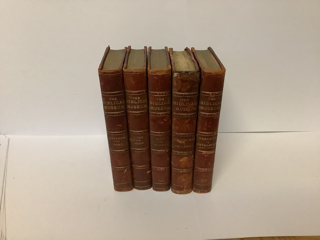 The Biblical Museum: A collection of Notes Explanatory, Homiletic, and Illustrative on the Holy Scripture. 5 Volumes (John Gowan Collection)