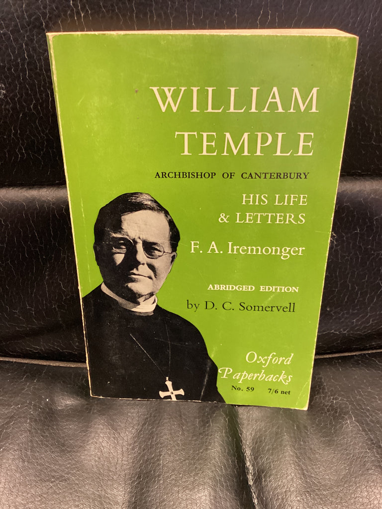 William Temple Archbishop of Canterbury (Used Copy)