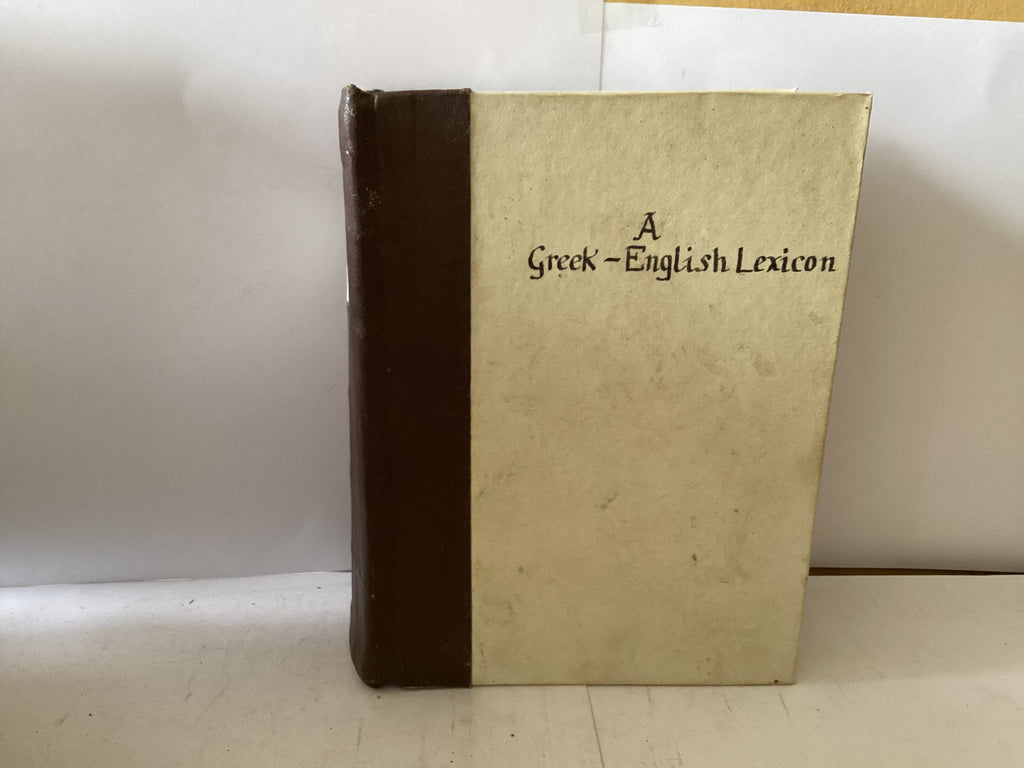A Greek English Lexicon (The John Gowan Collection)