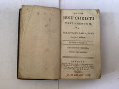 Novum Jesu Christi Testamentum (The John Gowan Collection)