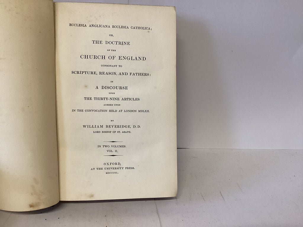The Thirty Nine Articles 2 Volumes (The John Gowan Collection)