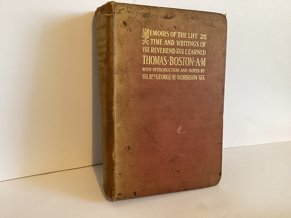 Memoirs of Thomas Boston (John Gowan Collection)