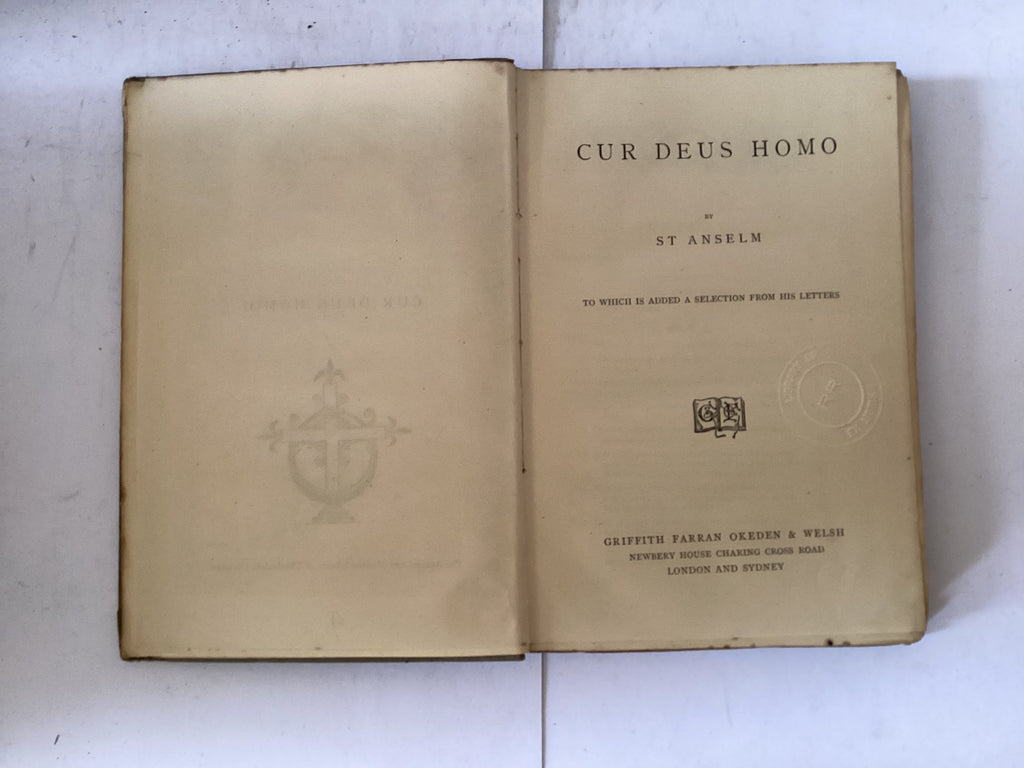 Cur Deus Homo ( The John Gowan Collection)