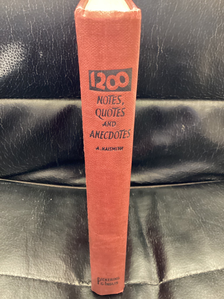 1200 Notes Quotes and Anecdotes (Used Copy)