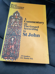 A Commentary on The Gospel According to St John (Used Copy)