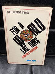 For a World Like Ours - Studies in 1 Corinthians (Used Copy)