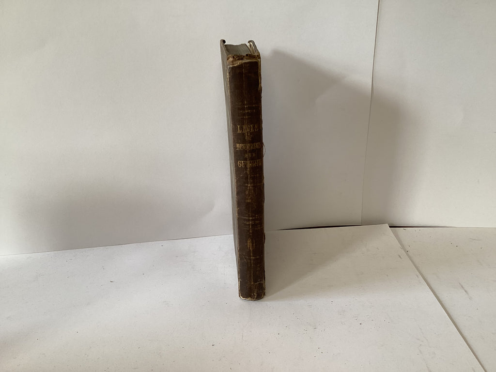 Lives of Alexander Henderson and James Guthrie (John Gowan Collection)