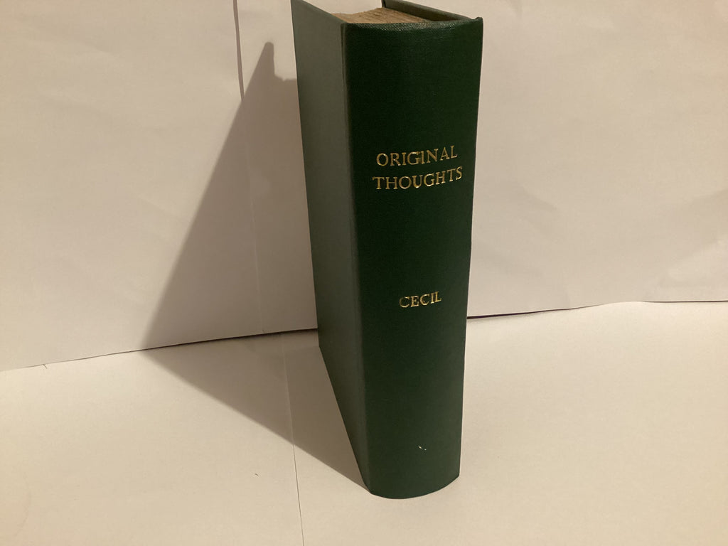 Original Thoughts and Sermons on Various Passages of Scripture (John Gowan Collection)