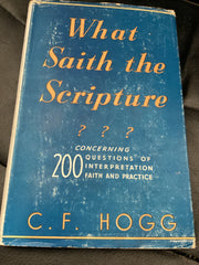 What Saith the Scripture? (Used Copy)