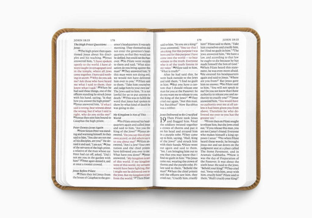 ESV Vest Pocket New Testament with Psalms and Proverbs (Nubuck Caramel)